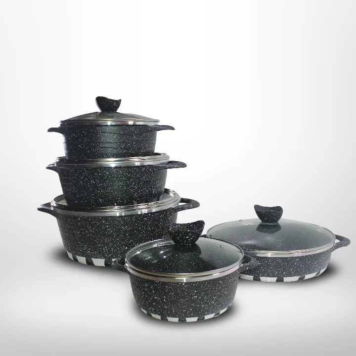 16-Pieces Non-Stick Unique Cookware Set