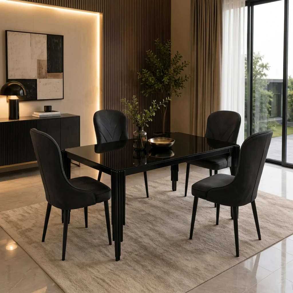Dining Table with 4 Chairs – Model B40