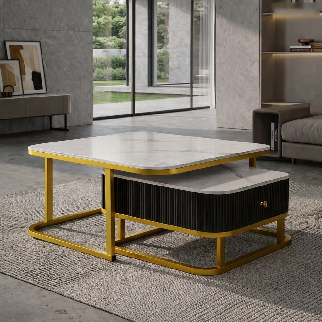 Dual‑Piece Coffee Table – Model 302