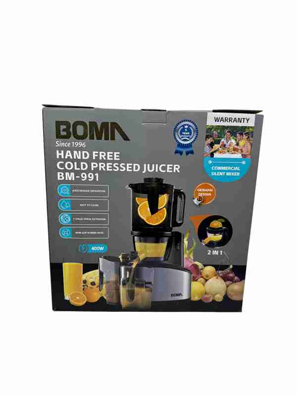 Hands‑Free Cold‑Pressed Juicer BOMA BM‑991
